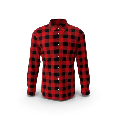 เสื้อเชิ้ตลายสก็อต ผ้านุ่ม ใส่สบาย ทรงสวย