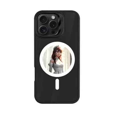 เคส iPhone 16 Pro Max จอเล็ก หนังลาย มีขาตั้ง สีสัน 4 แบบ รองรับ Smart Projection