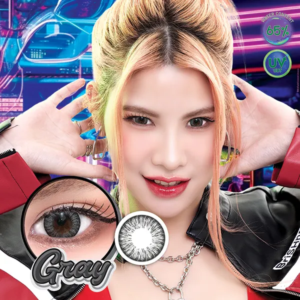 Silencer – Witches Lens คอนแทคเลนส์บิ๊กอาย สีเทา/น้ำตาล ของแท้ มี อย.