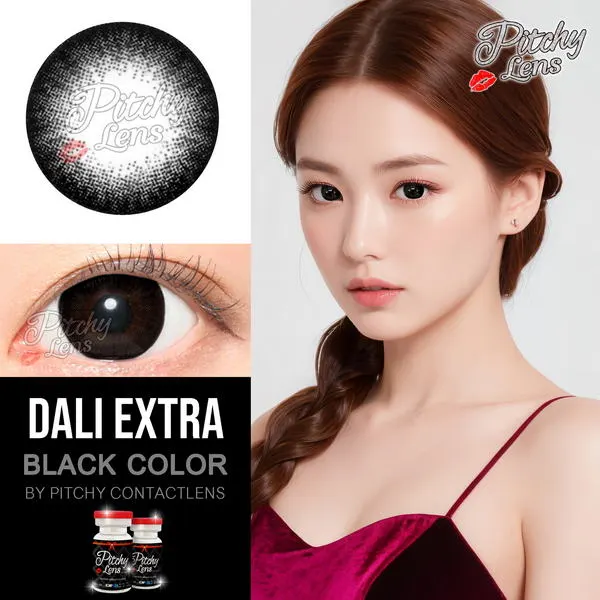 Dali Extra – Pitchy Lens คอนแทคเลนส์บิ๊กอาย สีช็อกโก/ดำ ของแท้ มี อย.