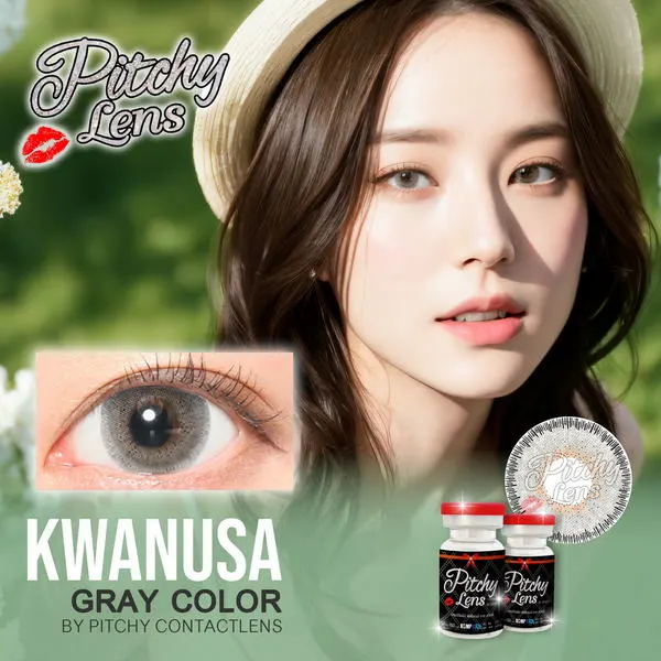 Kwanusa – Pitchy Lens คอนแทคเลนส์บิ๊กอาย มี 3 สี ของแท้ มี อย.