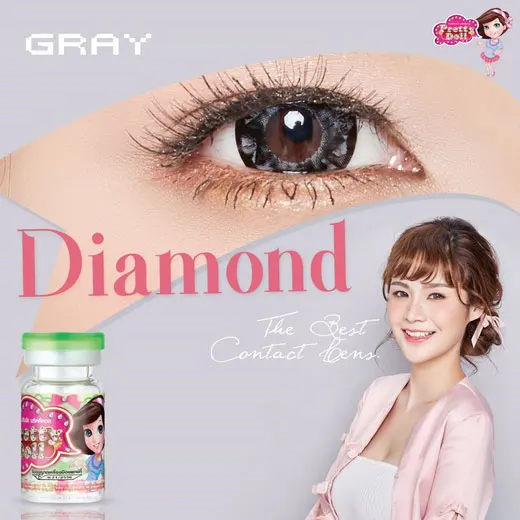 Diamond – Pretty Doll คอนแทคเลนส์บิ๊กอาย มี 5 สี ของแท้ มี อย.