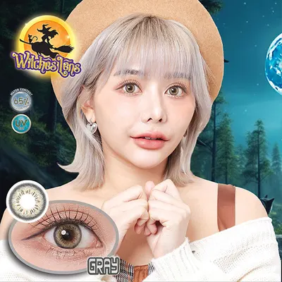 Lycans – Witches Lens คอนแทคเลนส์บิ๊กอาย สีเทา ของแท้ มี อย.