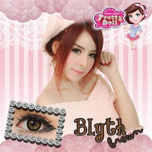 Blyth – Pretty Doll คอนแทคเลนส์บิ๊กอาย มี 3 สี ของแท้ มี อย.