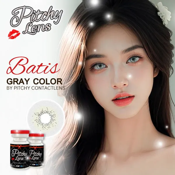 Batis – Pitchy Lens คอนแทคเลนส์บิ๊กอาย สีเทา ของแท้ มี อย.