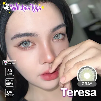 Teresa – Witches Lens คอนแทคเลนส์บิ๊กอาย สีเทา/ดำ ของแท้ มี อย.