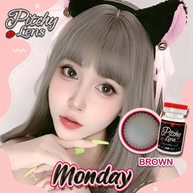 Monday – Witches Lens คอนแทคเลนส์บิ๊กอาย มี 3 สี ของแท้ มี อย.