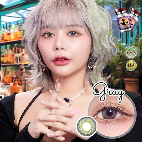 Oxford – Witches Lens คอนแทคเลนส์บิ๊กอาย สีเทา ของแท้ มี อย.