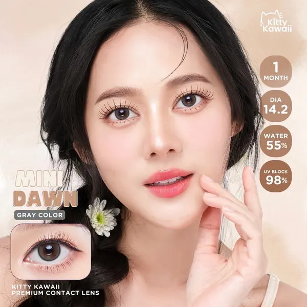 Dawn mini – Kitty Kawaii คอนแทคเลนส์บิ๊กอาย มี 3 สี ของแท้ มี อย.