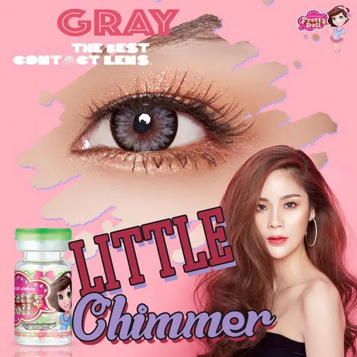 Chimmer mini – Pretty Doll คอนแทคเลนส์บิ๊กอาย มี 3 สี ของแท้ มี อย.
