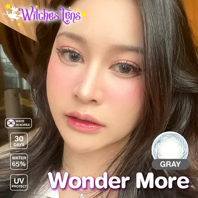 Wonder More – Witches Lens คอนแทคเลนส์บิ๊กอาย สีเทา ของแท้ มี อย.