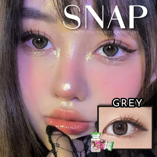 Snap mini – Pretty Doll คอนแทคเลนส์บิ๊กอาย มี 4 สี ของแท้ มี อย.