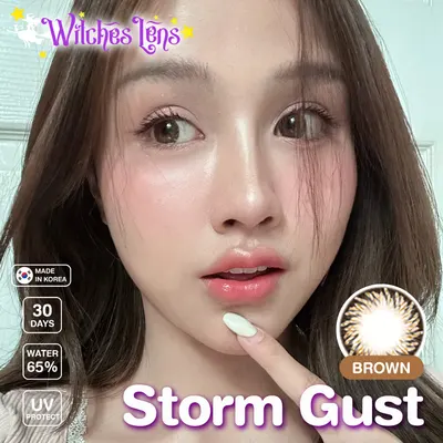 Storm Gust – Witches Lens คอนแทคเลนส์บิ๊กอาย สีเทา/น้ำตาล ของแท้ มี อย.
