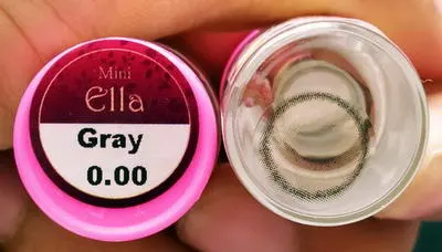 Ella mini – Kitty Kawaii คอนแทคเลนส์บิ๊กอาย สีเทา/น้ำตาล ของแท้ มี อย.
